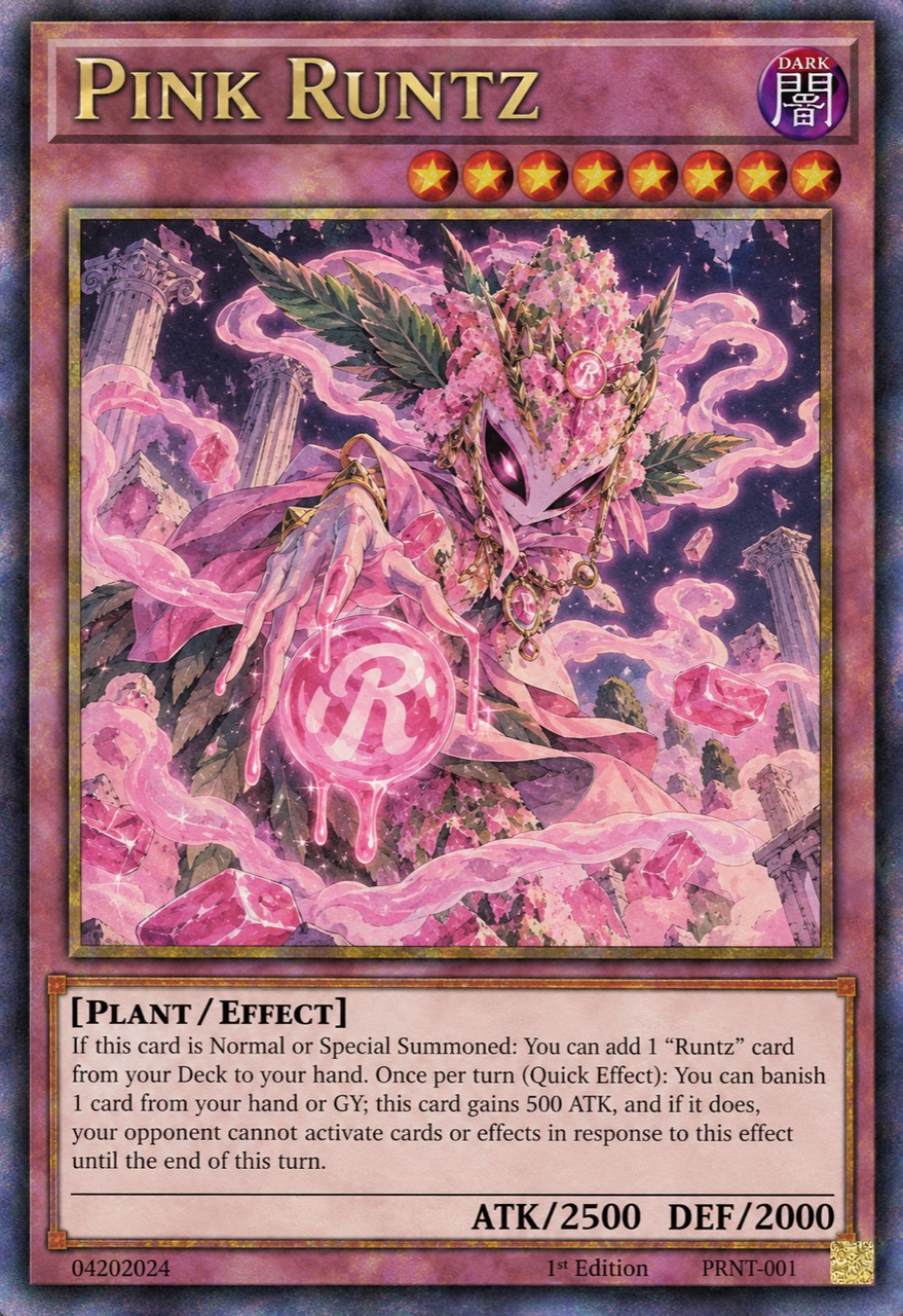 Pink Runtz Cannamonsters PRNT-001 card